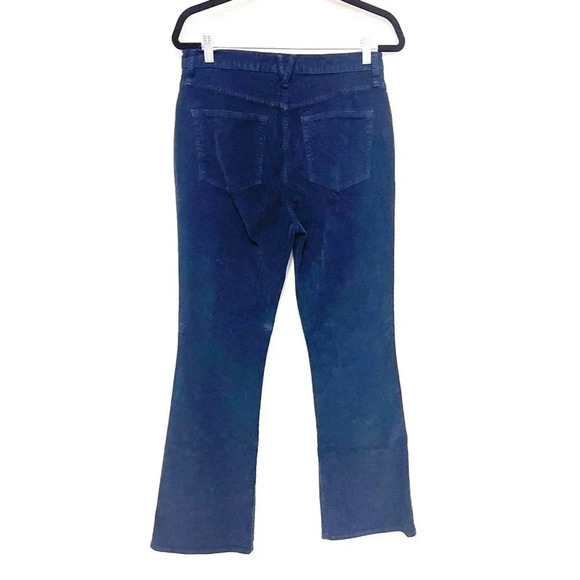 Point Sur J. Crew Navy Corduroy Skinny Flare Boot Cut Pants - Wide Leg Classic - Picture 3 of 5